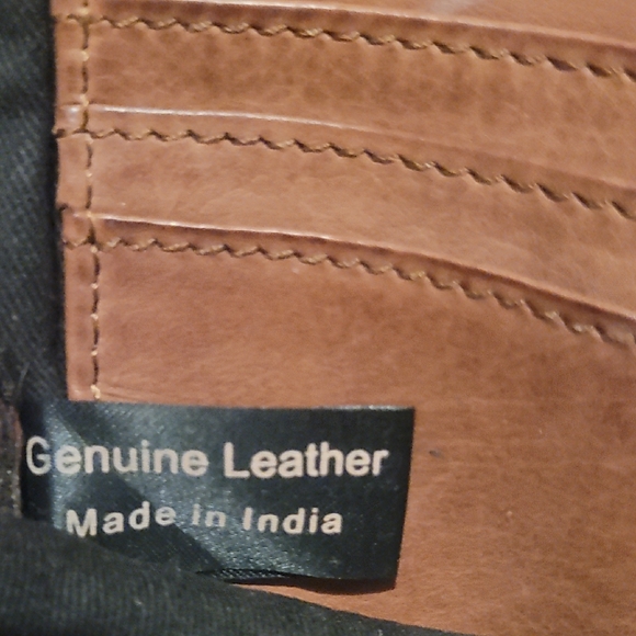 Brown Leather Crossbody Bag - Picture 5 of 8